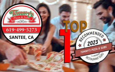Tommy’s Named to Restaurant Guru’s “Top Ten Best Italian Restaurants” in Santee CA